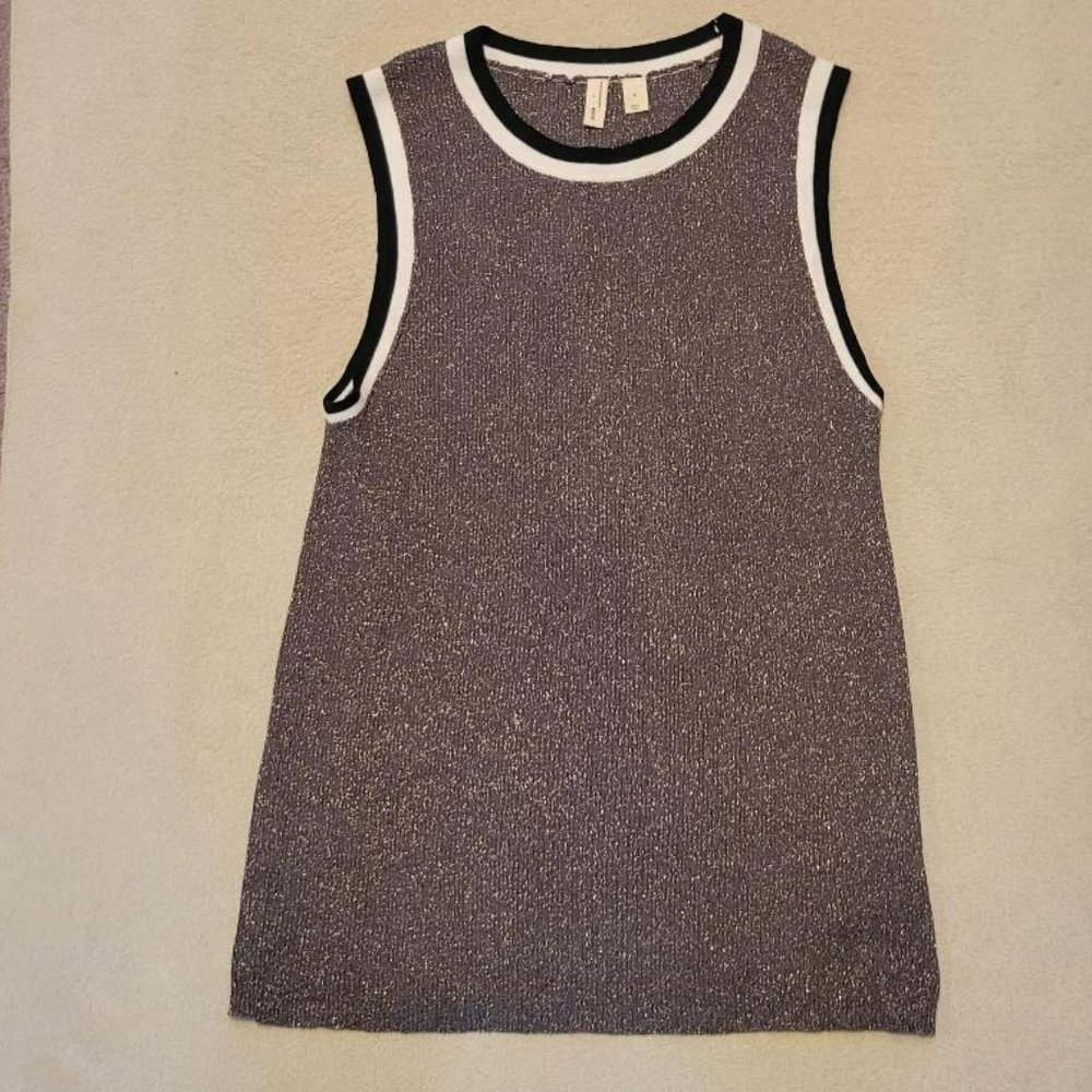 Anthropologie Metallic Top, Size M